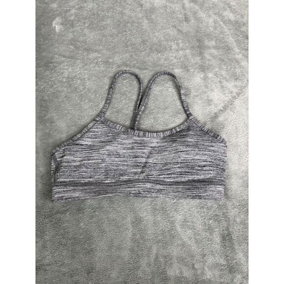 Lululemon Flow Y Sports Bra Women's Size 6 Gray - Picture 1 of 4